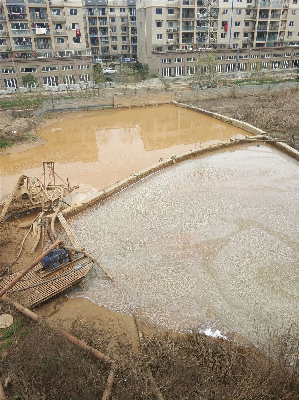 理县沉淀池淤泥清理-厂区废水池淤泥清淤