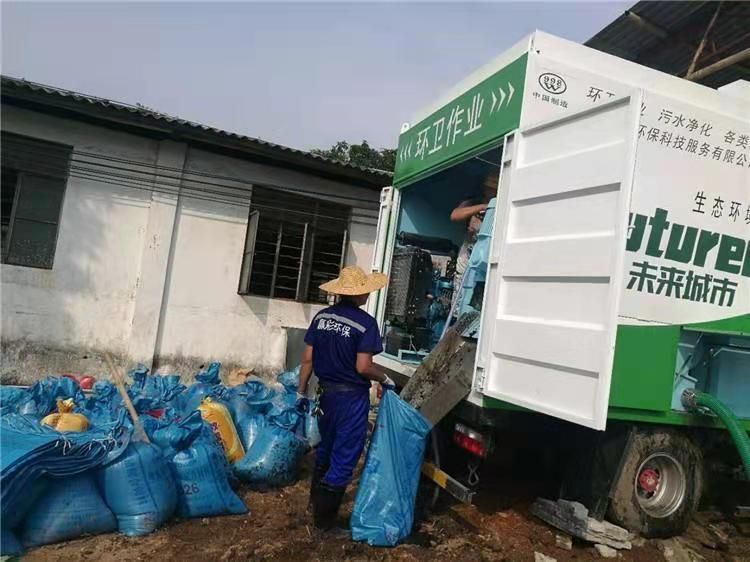 理县工业污泥压干处理